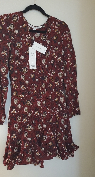 VERONICA BEARD Silk mini dress - Picture 4 of 6